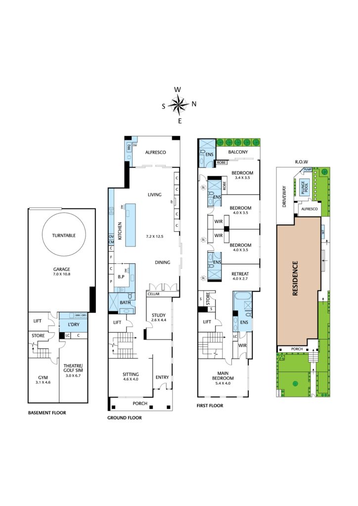 Floor Plan The Derby